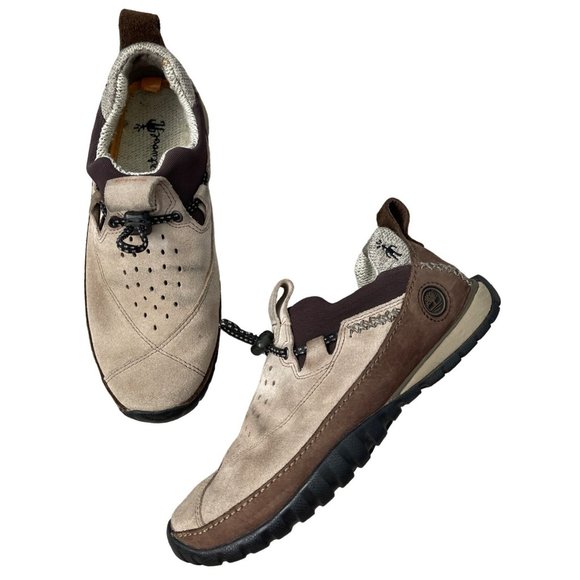 Timberland Smartwool Women's Power Lounger Tan Suede Leather Slip On Shoes 6M - Picture 2 of 10